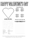 Printable Valentines activities