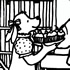 Valentine Coloring Page featuring pups dogs