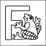 Alphabet Coloring Page Letter F