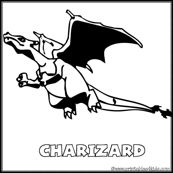 baby charizard coloring pages - photo #46