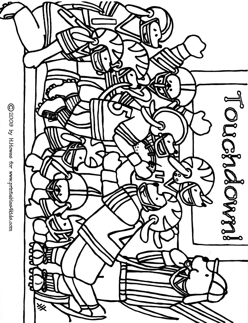 football games coloring page - faladicu23's soup