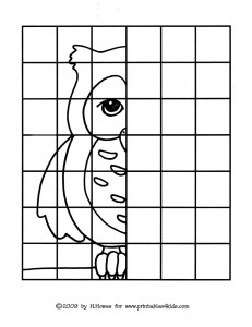 Owl Complete the Picture Activity