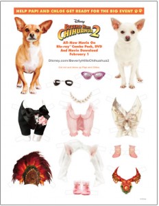 Beverly Hills Chihuahua 2 Printable Paper Dolls