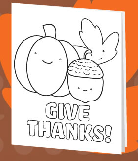 Happy Thanksgiving Printable Card