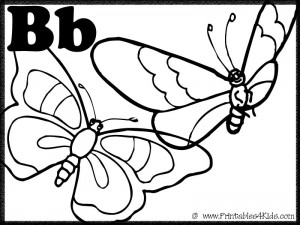 Butterfly Coloring Page 4
