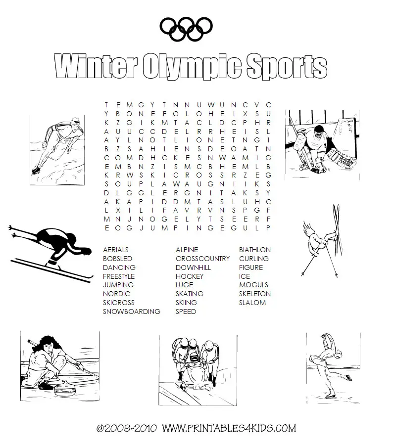 42 Free Printable Winter Sports Coloring Pages Best Coloring Pages
