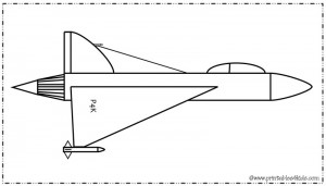 Fighter Jet Coloring Page