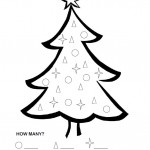 Free printable Christmas Tree Coloring Page