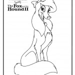 Fox Hound Coloring Page