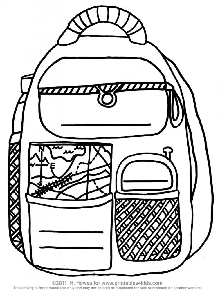 Printable Back-to-School Backpack Activity for Pre-K and Kindergarten ...